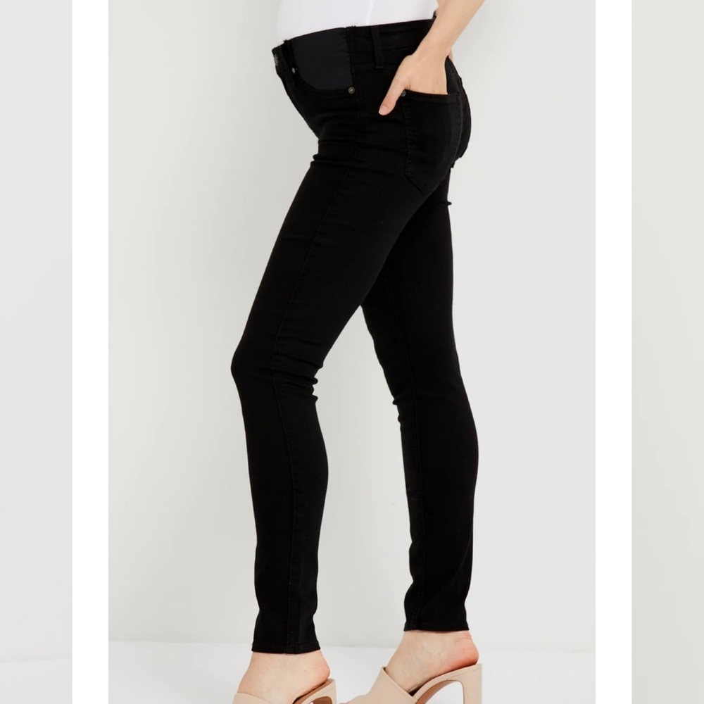 7 for all Mankind ankle skinny maternity jeans